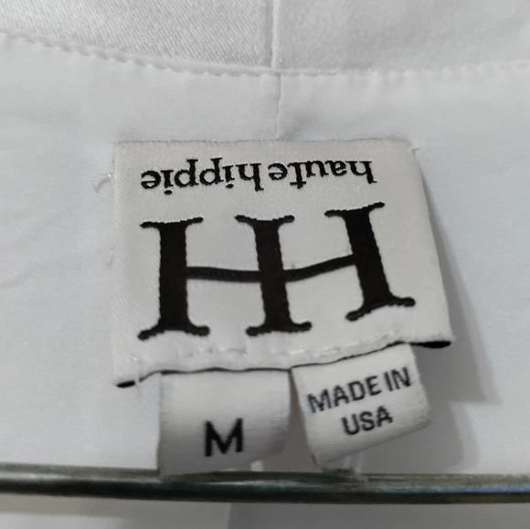 Haute Hippie Tuxedo Gown In Swan Size Medium - Picture 9 of 11